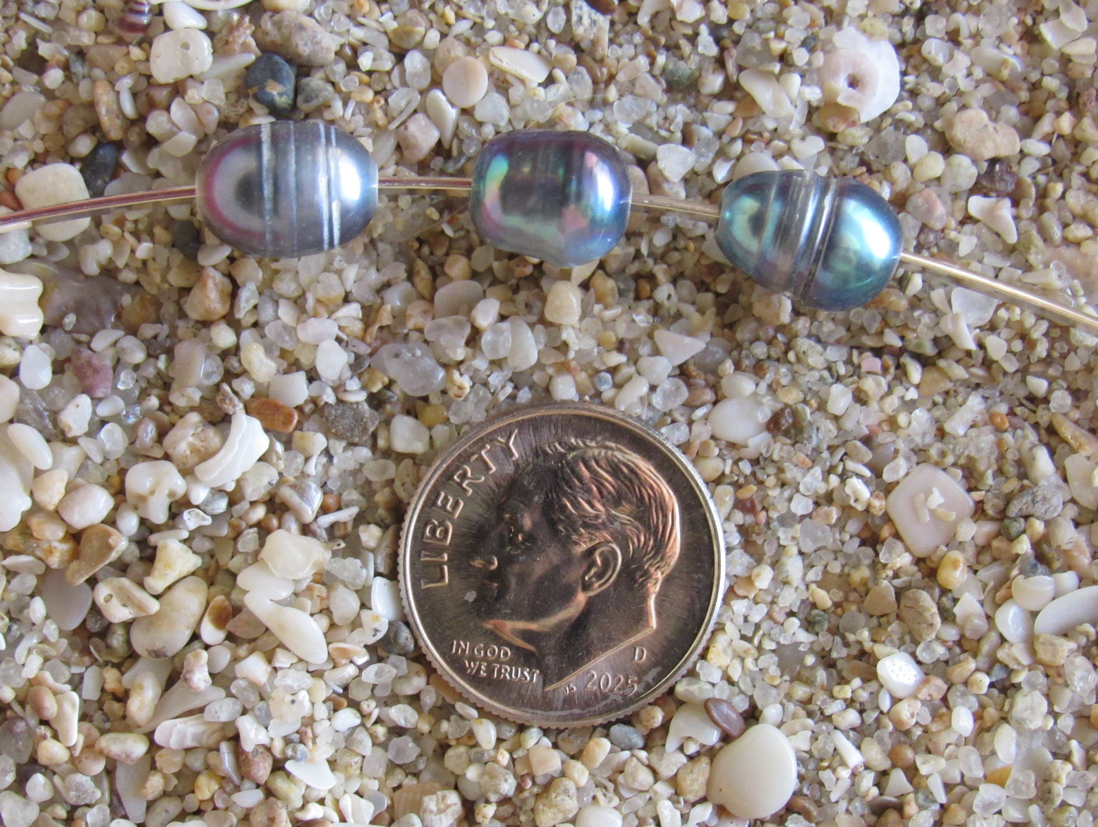 Large Hole Freshwater Pearl Beads 7-10mm | Pear Shape Black You Choose Quantity