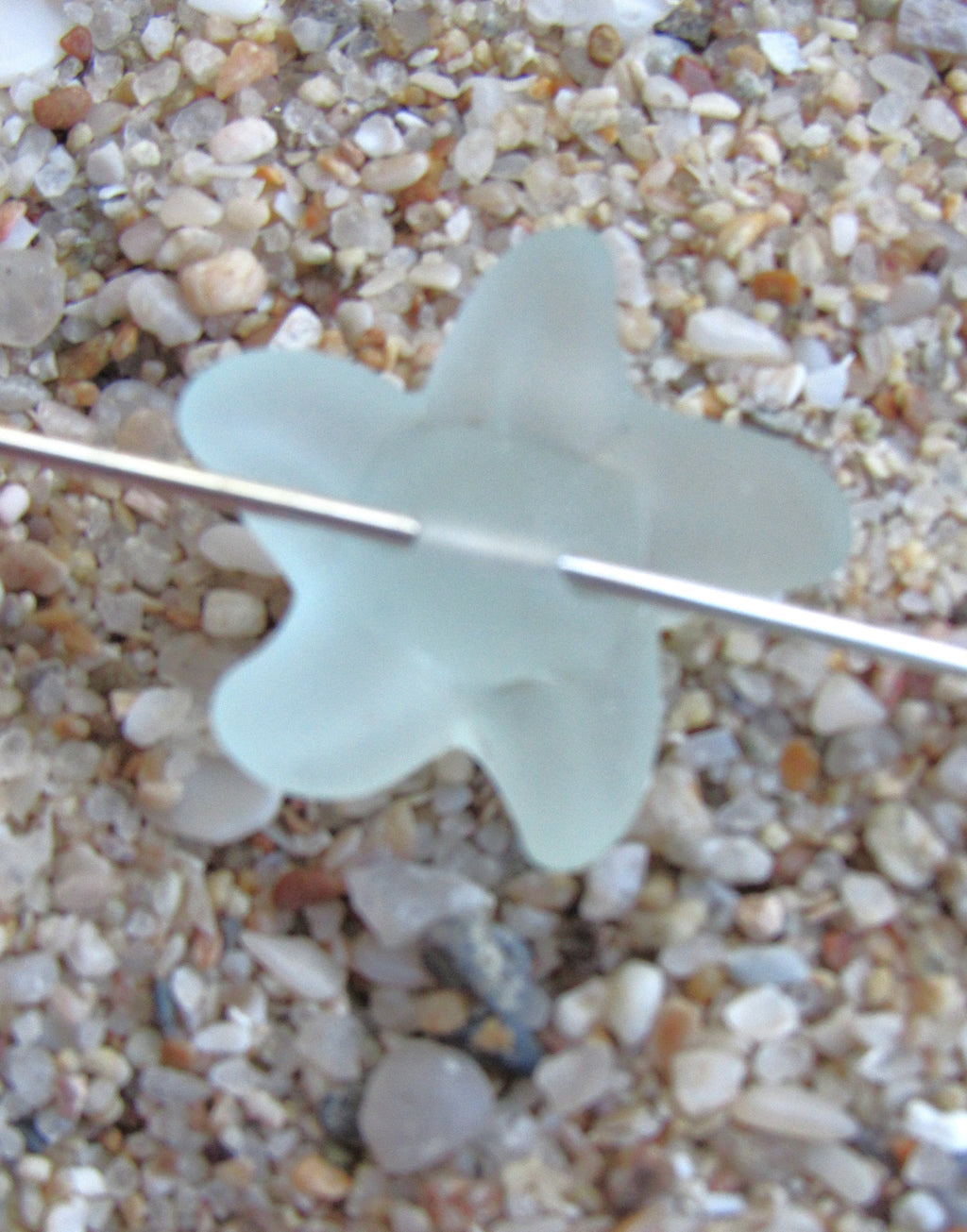 Cultured Sea Glass Starfish Pendants 20x7mm | Ocean Blues Set 5 Pairs