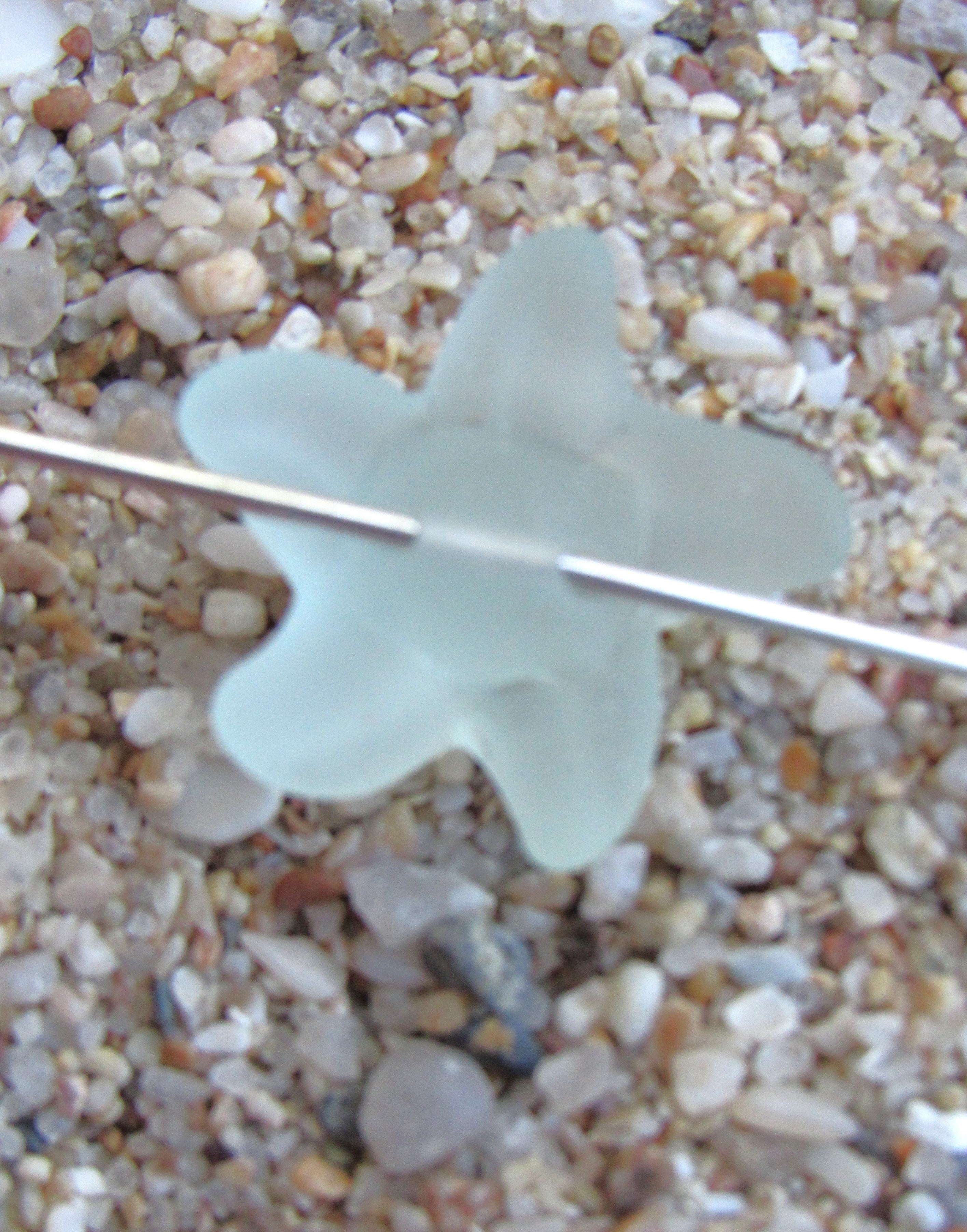 Cultured Sea Glass Starfish Pendants 20x7mm | Ocean Blues Set 5 Pairs