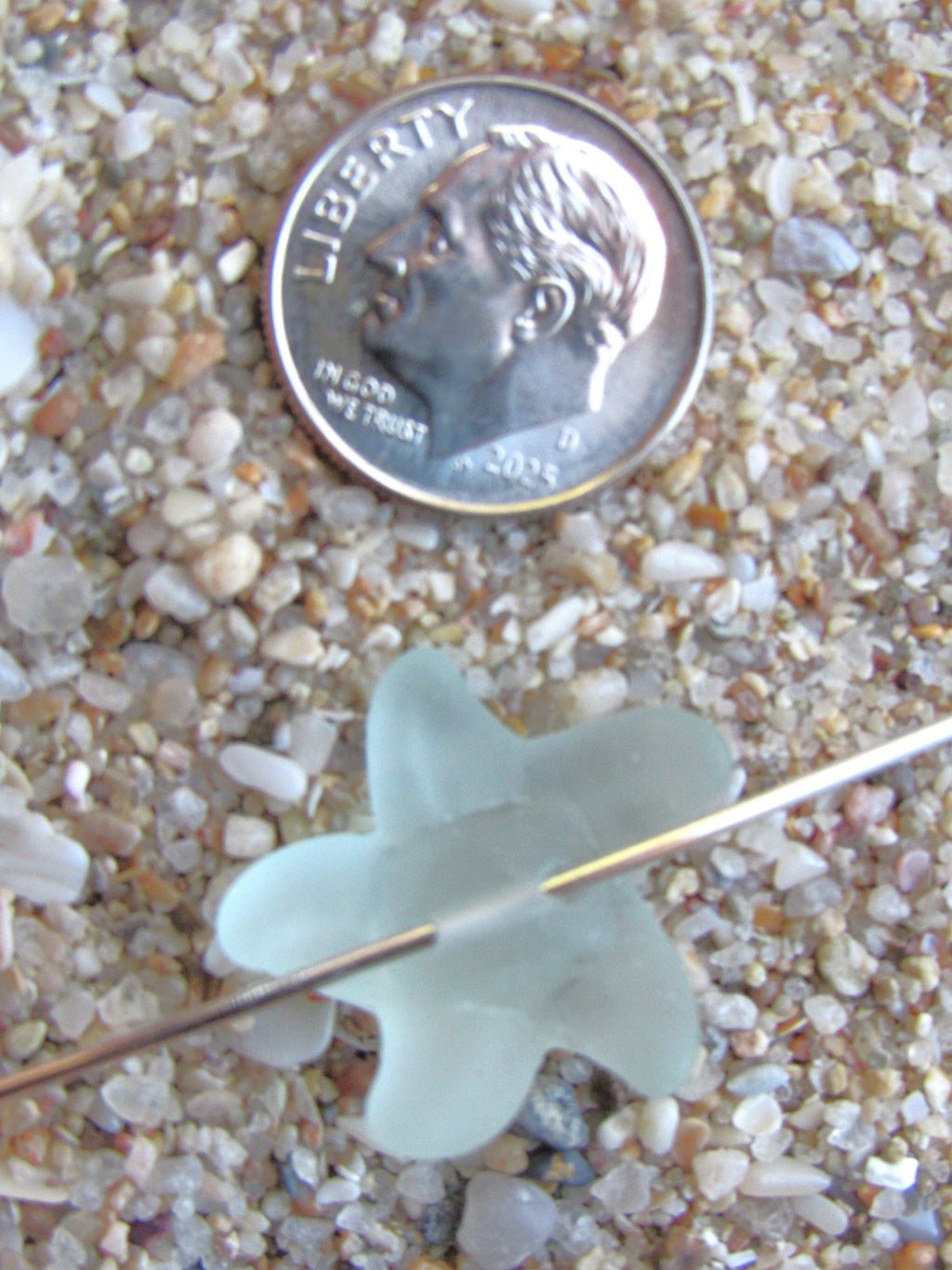 Cultured Sea Glass Starfish Pendants 20x7mm | Ocean Blues Set 5 Pairs
