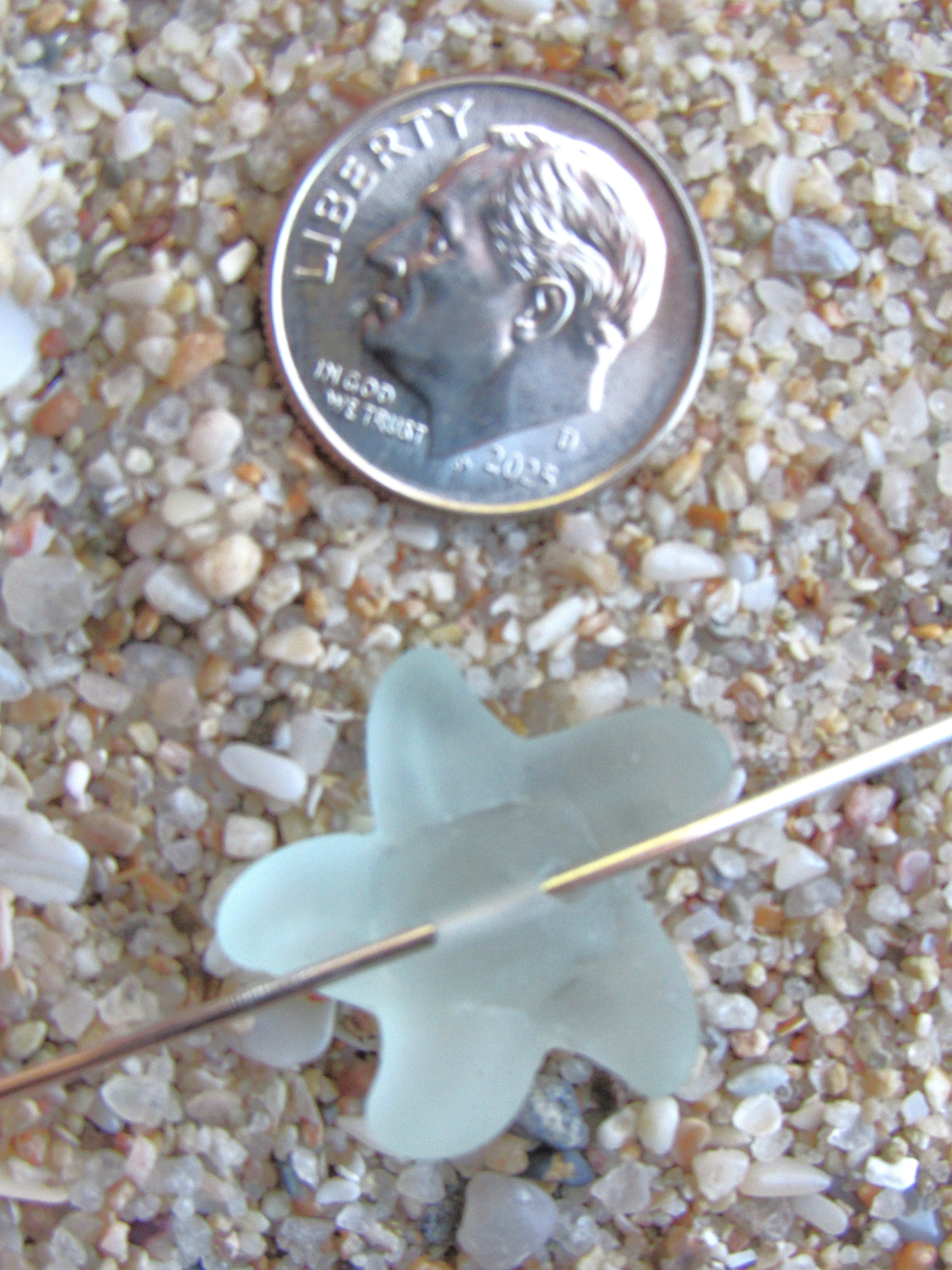 Cultured Sea Glass Starfish Pendants 20x7mm | Ocean Blues Set 5 Pairs