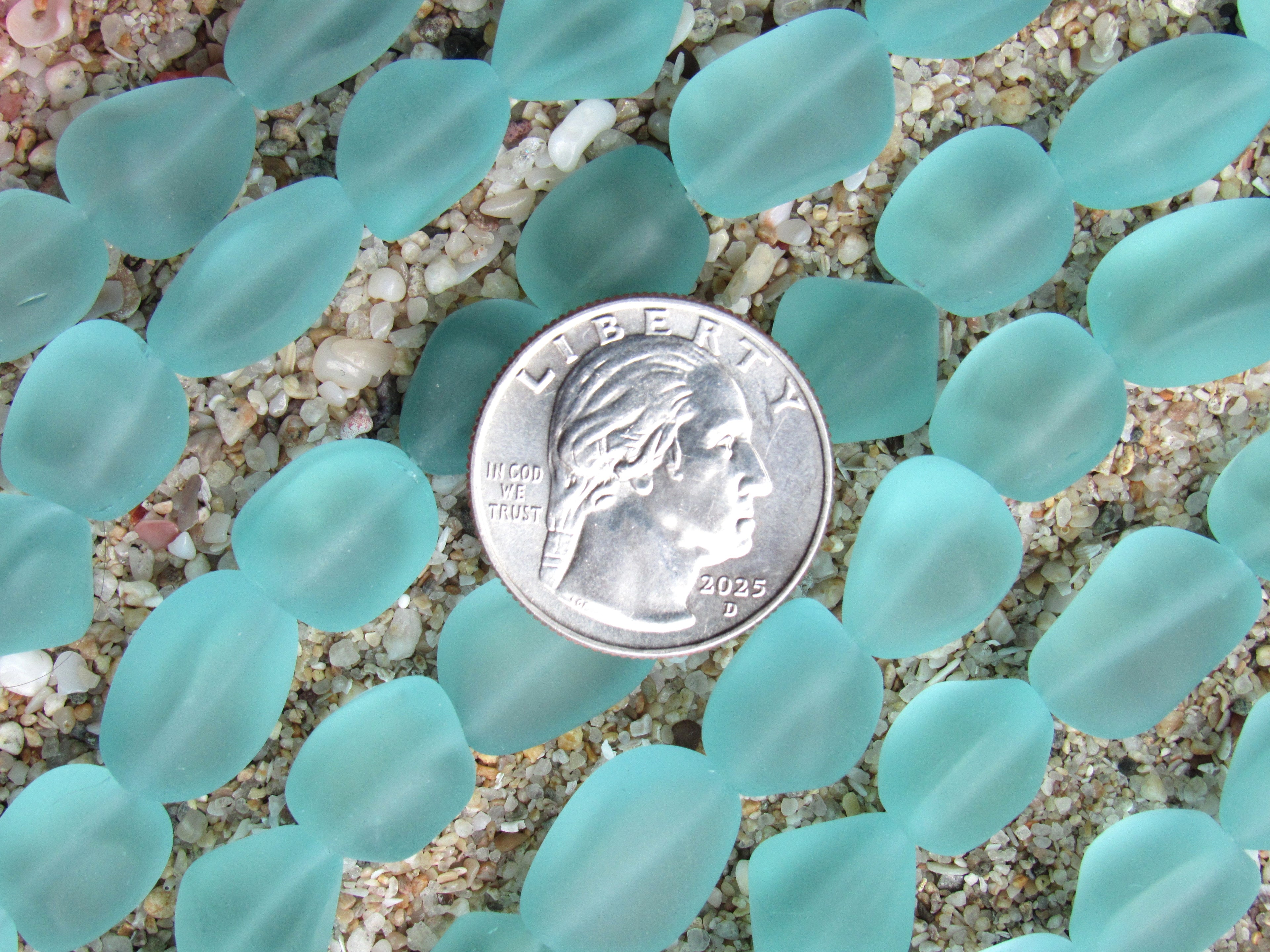 Cultured Sea Glass Nugget Beads - 15mm - Light Seafoam Green - Choose Strand or Hank