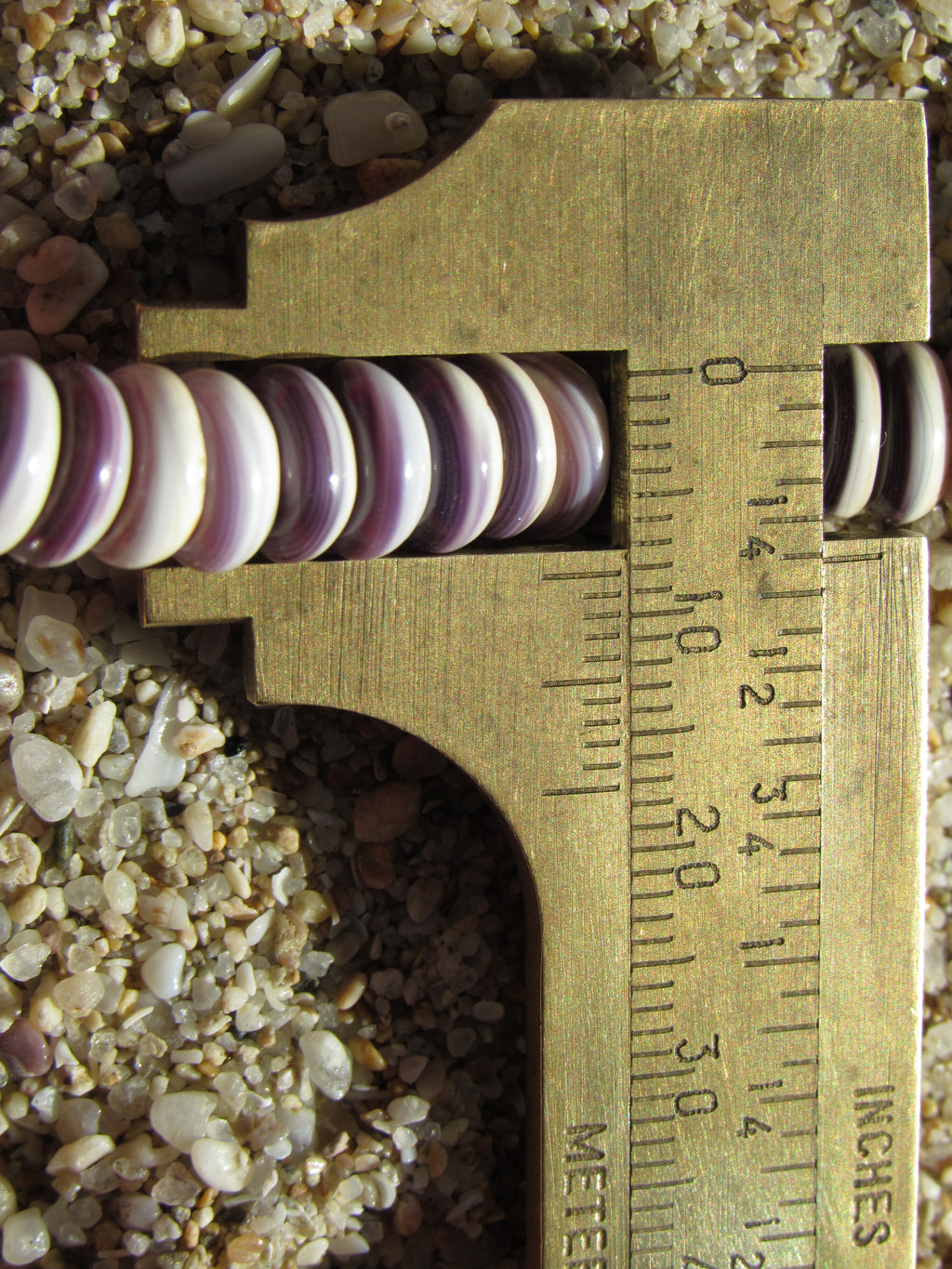 Wampum Rondelle Beads 8mm - Traditional Jewelry Making Supply