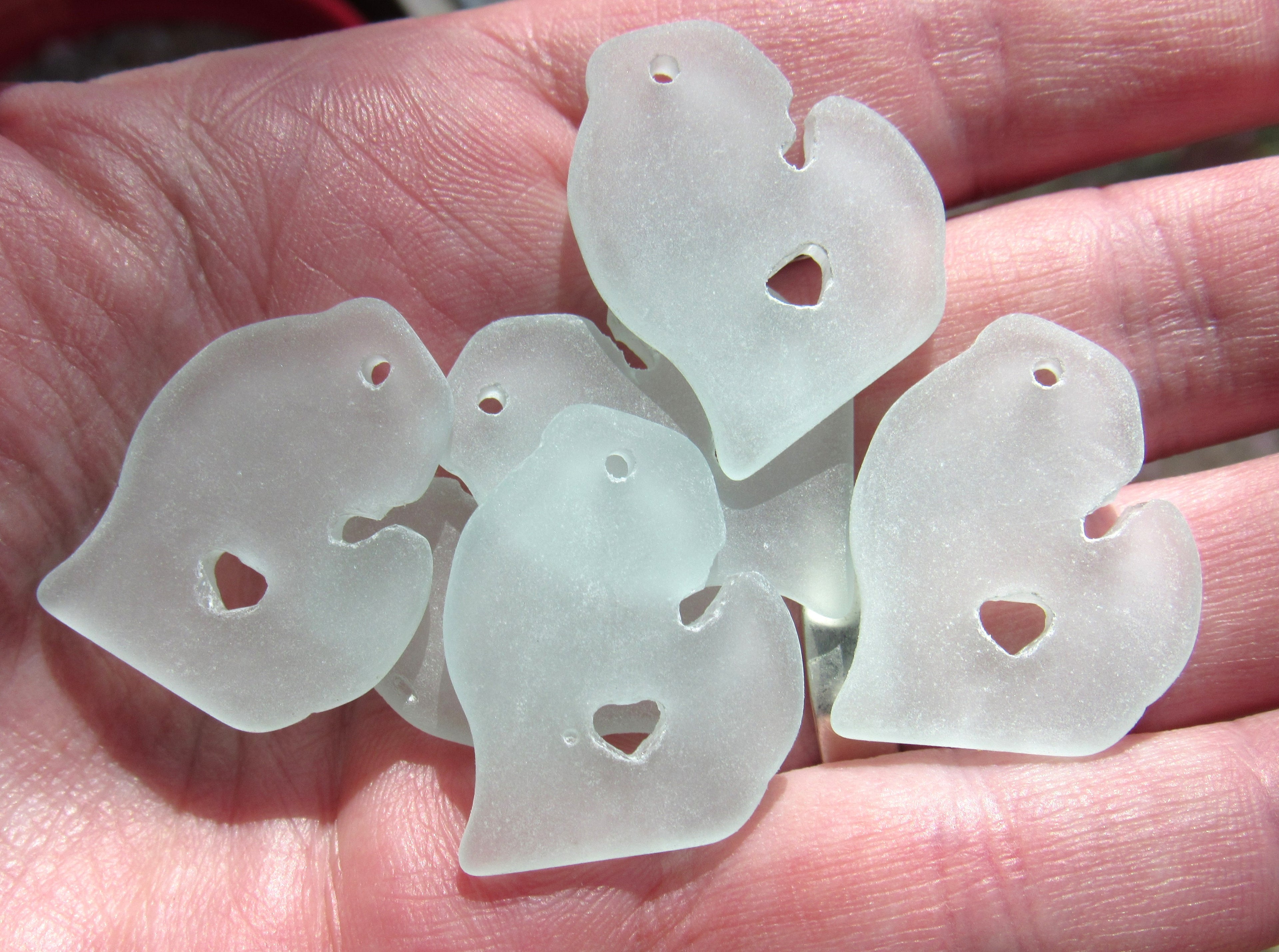 Michigan Sea Glass Pendant - Assorted Colors 28x24mm