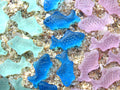 Cultured Sea Glass Fish Pendants - 24x12mm - Pacific Aqua Blue - Frosted Matte